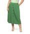 Saia Midi Feminina Plus Size Secret Glam Verde - Marca Secret Glam
