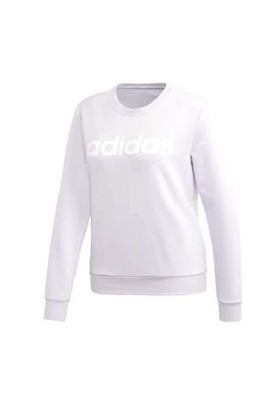 Buzo Lila Adidas Essentials Linear Purple Tint White FM6432