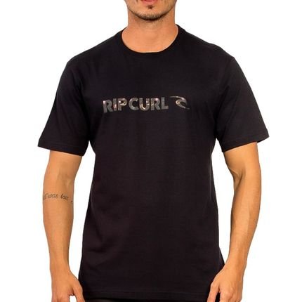 Camiseta Rip Curl Filter New Icon WT24 Masculina Preto - Marca Rip Curl