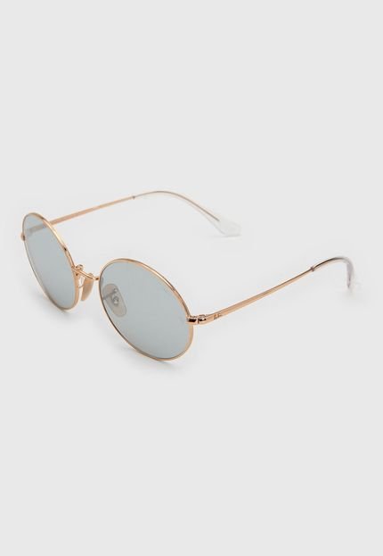 Óculos de Sol Ray-Ban Oval Dourado - Marca Ray-Ban