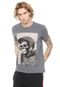 Camiseta Ellus 2ND Floor Skull Cowboy Cinza - Marca 2ND Floor