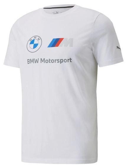 Camiseta Puma Masculina BMW MMS Essentials Logo Masculina Branca - Marca Puma