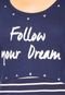 Blusa La Mar Follow Your Dream Azul - Marca Lamar