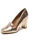 Scarpin DAFITI SHOES Craquelado Dourado - Marca DAFITI SHOES