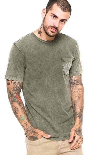 Camiseta Manga Curta Volcom Especial Liner Pocket Verde - Marca Volcom