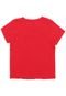 Camiseta Cativa Dinossauro Vermelha - Marca Cativa