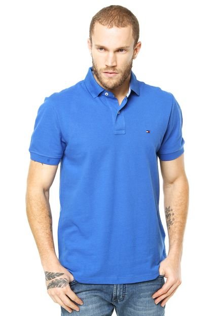 Camisa Polo Tommy Hilfiger Basic Azul - Marca Tommy Hilfiger