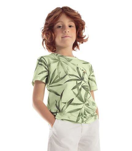 Camiseta Infantil Masculina Estampada Trick Nick Verde - Marca Trick Nick