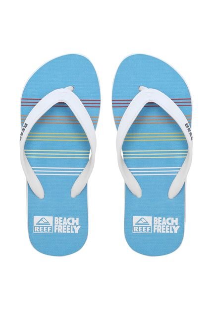 Chinelo Reef Switchfoot Tri Stripes Azul - Marca Reef