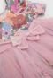 Vestido Infantil Cotton On Floral Tule Rosa - Marca Cotton On