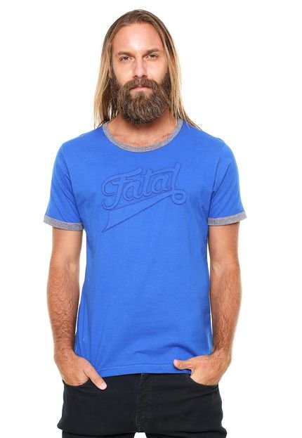 Camiseta Fatal Surf Relevo Azul - Marca Fatal Surf