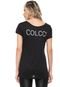 Camiseta Colcci Fitness Lettering Preta - Marca Colcci Fitness