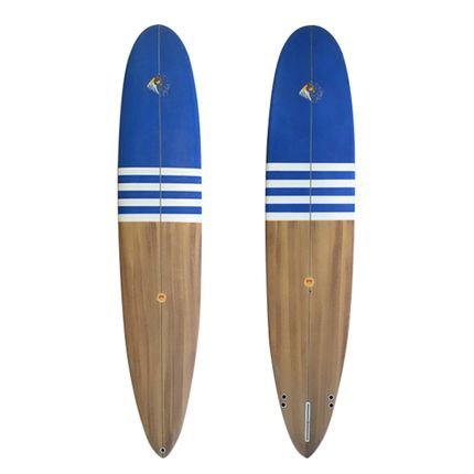 Menor preço em Prancha Fm Surf Longboard Stripes Azul