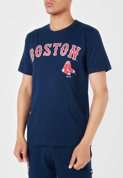 Camiseta Azul-Rojo-Blanco MLB Boston Red Sox - Compra Ahora