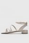 Sandália Dafiti Shoes Tiras Off-White - Marca DAFITI SHOES