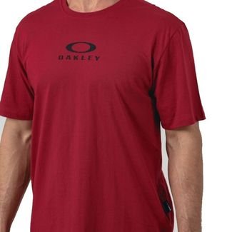 Camiseta oakley original masculina bark new tee vermelho em