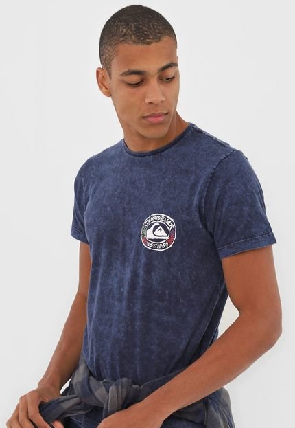 Camiseta Quiksilver  Cave Out Azul-Marinho - Marca Quiksilver