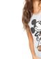 Blusa Cativa Disney Bordados Cinza - Marca Cativa Disney