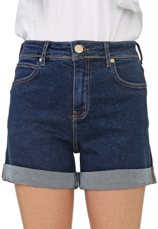 Short Jeans Triton Boy Low Azul-Marinho