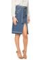 Saia Jeans Midi Legate Flavia Azul - Marca Letage