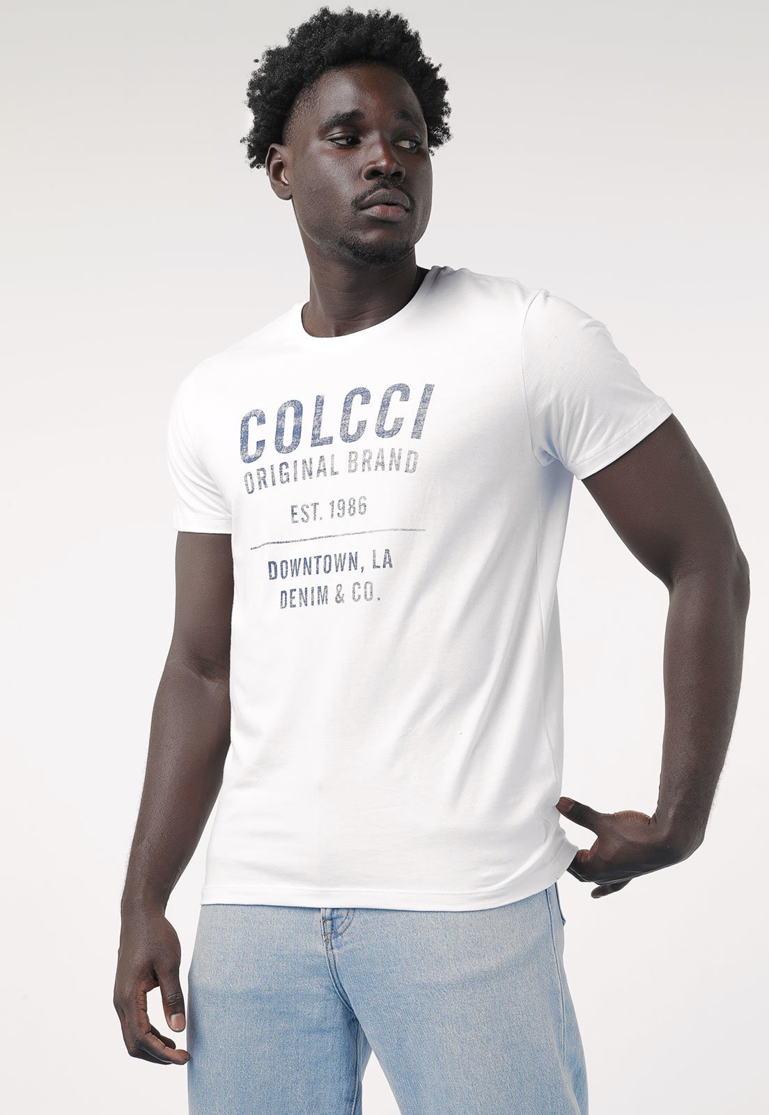 Camiseta Colcci Logo Branca - Marca Colcci