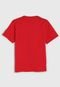 Camiseta Kyly Infantil Dinossauro Patinete Vermelha - Marca Kyly