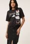 Camiseta Only Minnie Mouse Grafite - Marca Only