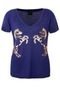 Camiseta Lança Perfume Golden Horses Azul - Marca Lança Perfume