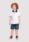 Camisa Polo Infantil Menino com Estampa Gravataria - Marca Alakazoo