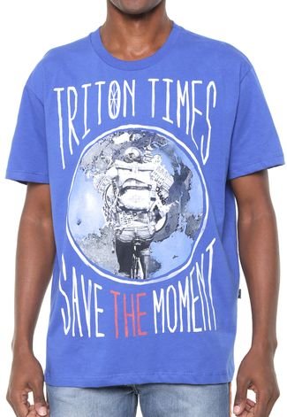 Camiseta Triton Save The Moment Azul