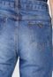 Calça Jeans Guess Mom Pespontos Azul - Marca Guess
