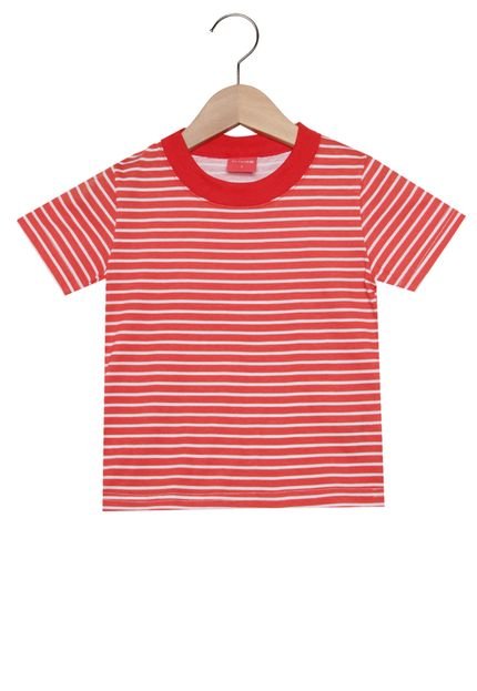 Camiseta Tricae Manga Curta Menino Vermelho - Marca Tricae