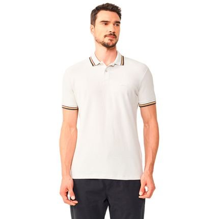 Camisa Polo Colcci Four Lines Ou24 Cinza Masculino - Marca Colcci