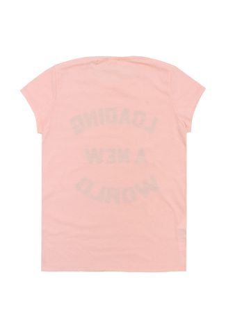 Blusa Dimy Candy Manga Curta Menina Rosa