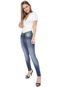 Calça Jeans Eventual Skinny Estonada Azul - Marca Eventual