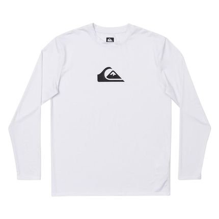 Camiseta Surf Quiksilver Manga Longa Solid Streak Branco - Marca Quiksilver