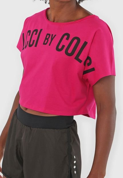 Blusa Colcci Fitness Lettering Pink - Marca Colcci Fitness