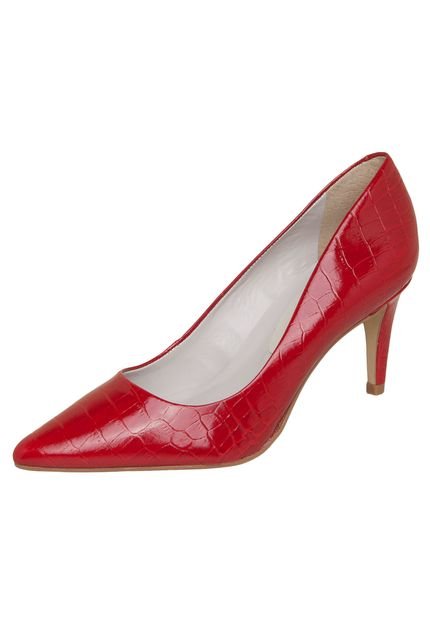 Scarpin Balizza Vermelho - Marca Balizza