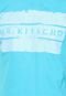 Camiseta Mr Kitsch Grunge Label Azul - Marca MR. KITSCH