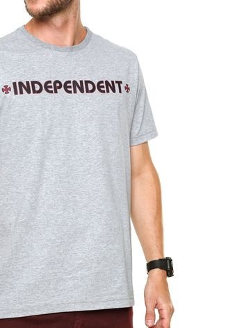 Camiseta Masculina Independent Bar Logo Manga Curta Estampada - Branco -  Home