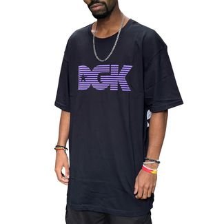Camiseta Dgk Levels Tee - Black Purple Preto