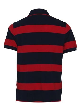 Tommy Hilfiger Camisa Polo Listrada Com Patch De Logo - Farfetch