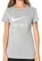 Camiseta Nike Sportswear W Nsw Tee Jdi Slim Cinza - Marca Nike Sportswear