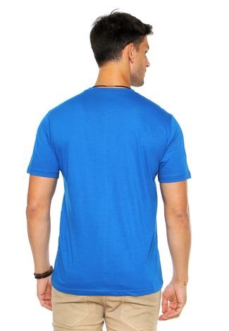 Camiseta Aleatory Lisa Azul