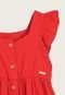 Vestido Infantil Colorittá Babados Vermelho - Marca Colorittá