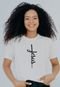 Camiseta Unissex Gola Redonda T-Shirt Estampada Jesus Branca - Marca Use Miron