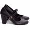 Sapato Mary Jane Boneca com Fivela Torricella Salto 6 cm Confortável Preto - Marca Torricella