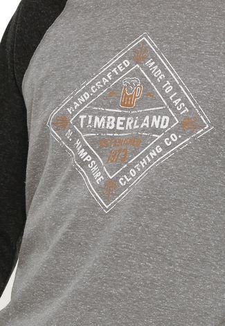 Camiseta Timberland Beer Label Cinza