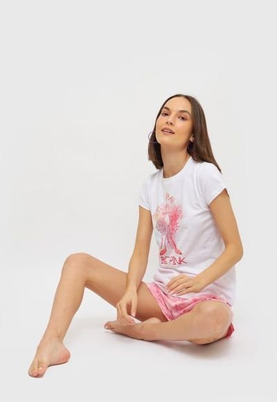 Pijama Pantera Rosa Multicolor - Calce Holgado Compra | Dafiti Chile