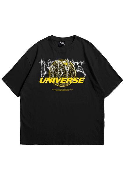 Camiseta Skull Clothing Oversized Infinite Universe Preto - Marca Skull Clothing